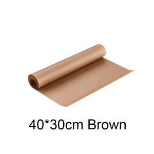 Glossy Baking Mat Sheet 30*40cm Teflon Sheet Reusable Non-Stick Mat Reusable Baking Sheets Food Grade BBQ Paper Heat Resistant Washable