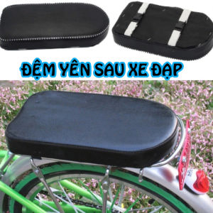 Đệm Yên Sau Xe Đạp Lót Yên Phía Sau Xe Đạp Bọc Da PU Chống Nước