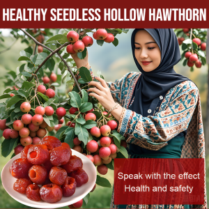 Seedless Hollow Hawthorn Ready-To-Eat Nonnuclear Preserved Fruit Hollow Hawthorn Healthy Preserved Fruit Without Additives