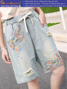 Quần short jean nữ rách phong cách tự do GLQ119 Cuocsongvang