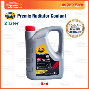 HELLA Premix Radiator Organic Acid Technology OAT Coolant Car Automobile Spare Parts Radiator Engine Cooling Coolant 2 Liter