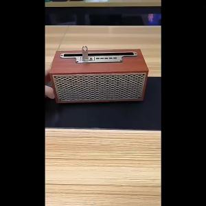 XM-5 New Portable Wireless Bluetooth Speaker High Volume Desktop Wooden Retro RadioSmall Speaker