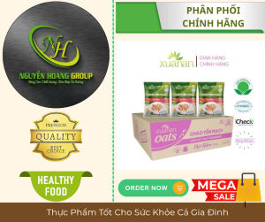 Thùng 30 Gói - Cháo Yến Mạch Thịt Bầm Xuân An ( Tặng 5 Gói Cháo Cùng Loại )