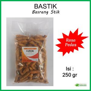 Basreng Stik  Pedas Kemasan 250 Gram Bumbu Daun Jeruk