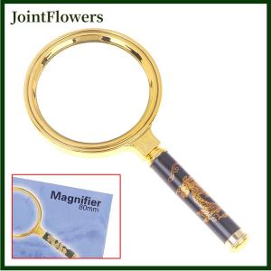 JointFlowers 1 mảnh kính lúp 60 70 80mm Kính lúp cầm tay 6x 7x 8x có tay cầm để đọc sách tại nhà và tìm lỗi