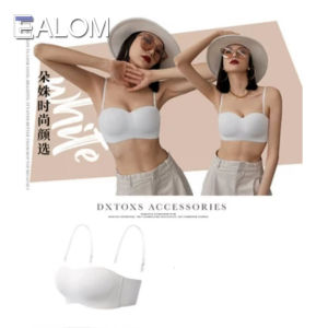 EALOM Seamless Strapless Invisible Women Bras Thin Cup Push Up Beauty Back Lingerie Anti-slip Tube Top Underwear