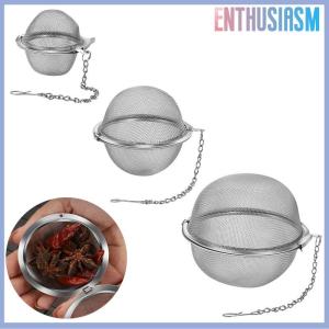 【Enthusiasm】🌟🌟【Hot Sale】🎈 Stainless Tea Infuser Sphere Locking Spice Tea Ball Strainer MeshTea Filter Tool