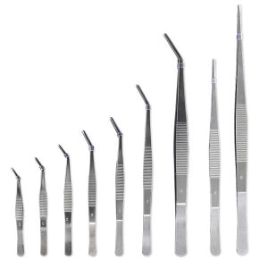 48cm Stainless Steel Aquarium Tweezers Pliers Fish Tank Plant Aquascape Tools Straight Curved Forceps Clip Aquatic Feeding Tongs Stainless Steel Tweezers Fish Tank Aquatic Plants Aqaurium Tool Water Plant Curved Pliers Birds Reptile Feeding Tongs