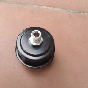 Lọc gió sắt cho máy nén khí giảm âm máy nén không dầu ren 12/16/20mm