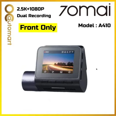 70mai A410 Car Recorder Dash Cam 2.5K+1080P Dual Dash Camera with HDR Night Vision
