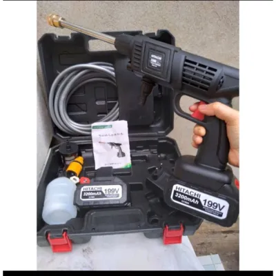 Máy Rửa Xe Cầm Tay Dùng Pin Hitachi (1 pin)/ (2 pin) 199V