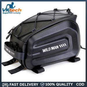 Cycling Gear 4L Waterproof Bike Rear Rack Bag for MTB and Road Bikes with Durable Material