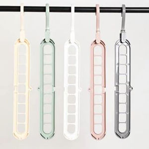 Combo 3 5 Móc Treo Quần Áo Đa Năng Thông Minh 9 Lỗ Gấp Gọn Móc Phơi Quần Áo Đa Năng Thu Gọn 9 Ô Móc