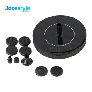 Waterproof Solar Fountain Pump 1.2W for Pond Garden Outdoor Water Features Bird Bath Water Pump with Adjustable Flow