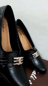 SEPATU KERJA WANITA JUMBO/ BIG SIZE KULITI ROHALI SHOES ( high heels 5cm)