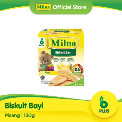 Milna Biskuit Bayi 6-12 Bulan 110g – Biskuit MPASI | Mudah Lumer | Camilan Sehat & Bergizi - Lavie Baby House