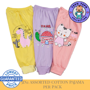 3in1 cotton pajama for kids random designs (mallpullout)
