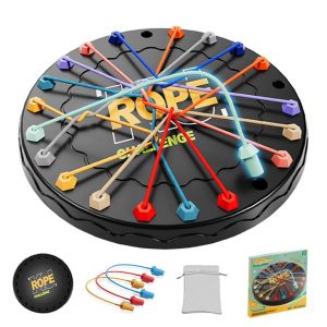 Twisted Rope Puzzle Game Brainy Knots Rope Untangle Board Game Untied Challenge Logic Thinking Strategy Table Game