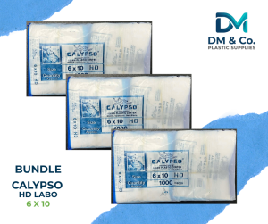 Calypso HD Labo 6x10 (1000pcs) Makapal Clear Plastic Bag | Pang Negosyo | Heavy Duty Packaging