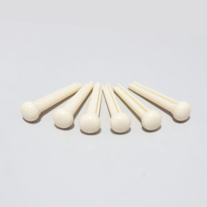 Amazthing 6 pcs/set Guitar Bridge Pins Set 吉他固弦锥弦柱 | Guitar Parts Replacement Tool 零件更换工具