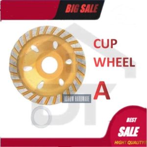 Diamond Cup Wheel 4" Concrete Grinding Disc Heavy Duty