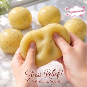 Mashed Potato Slushie Stress Squeeze Ball Squeeze Ball ASMR Anti Stress Fidget Toys for Adults