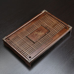 Chinese Tea Tray Solid Wood with Drainage Drawer Kung Fu Tea Set Tea Sea Teaware 实木茶盘茶具托盘双层抽屉沥水茶台