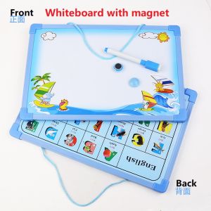 Magnetic whiteboard Drawing White board kids Set Magnet Whiteboard Magnetik Papan Lukisan Putih Kanak-Kanak儿童家用画板