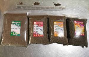 อาหารหอย อาหารสําหรับหอย หอยโข่ง โข่งนา หอยปัง หอยขม หอยเชอร์รี่ สูตร2 น้ําไม่เสียเร็ว ฟรีแคลเซียม 100g