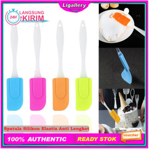 [Multifungsi] 1 Pcs Spatula Masak Oles Silikon Elastis Food Grade Pengaduk Kue Adonan Anti Lengket Tahan Panas Serbaguna