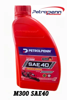 PETROLPENN SAE40/RACING 15W40/SCOOTER 15W40/15W50 S700 ENGINE OIL 4T 1 LITER MINYAK HITAM