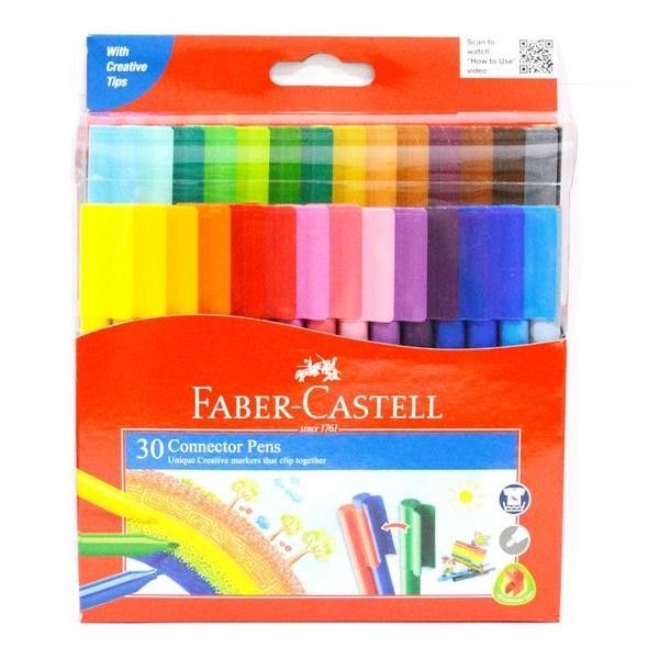 Connector Pen 30 Warna Faber Castell / Spidol Konektor