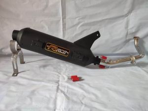 Knalpot STANDARD RACING TSUKIGI rcb ALL MATIC BASS ADEM beat- mio- Vario-scoopy-GT 110- AEROX 125 FAZZIO YAMAHA GEAR X RAID FINO SOUL GT 115all series HIGHT QUALITY