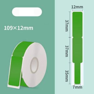 Thermal Paper Cable Label Wire Identification Tag Sticker Supermarket Printer Network Cord Marking Sticker Self-Adhesive Labels Waterproof Thermal Label Paper For D110 D101 D11 Pinter