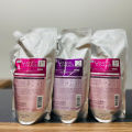 Set of 3 Milbon Grand Linkage Recovery 600Mlx3 - Shampoo, Conditioner, Steaming, Medium Hair Care, Maintains Dye Color, Deep Regeneration. 