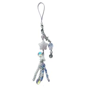 Handmade Jellyfish Phone Strap Sturdy Resin Bead Charm Fashion Accessory Portable for Bags and Wallets Girlish Styles