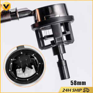 58mm Coffee Stirrer Needle Espresso Powder Stirrer Rotary Needle Powder Distributor Magnetic Black Coffee Powder Stirrer Adjustable Coffee Tamper Needle Barista WDT Tools