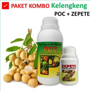 PAKET POC + ZEPETE KHUSUS KELENGKENG | pupuk pelebat buah kelengkeng anti rontok / pupuk kelengkeng