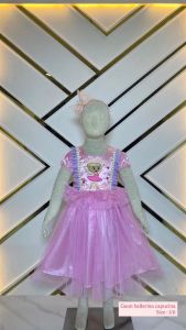 DRESS BALLERINA CAPUCINA VIRAL ANAK PEREMPUAN USIA 3 - 8 TAHUN / GAUN PESTA ULTAH ANAK MODEL KEKINIAN