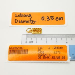 YON HING Loket Sempoa Abacus Pelbagai (5G Ke Bawah) Emas 916