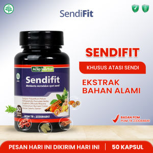 SendiFit Asli Original - Obat Asam Urat Pegel Linu Nyeri Sendi Nyeri Otot Rematik Sakit Pinggang Bpom Halal MUI