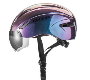 SG Delivery RockBros Helmet Cycling Helmet Bicycle helmet with google cycling helmet with visor