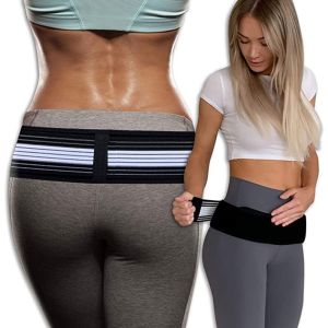 Sacroiliac Hip Belt for Women & Men That Alleviate Sciatica Lower Back & Lumbar Pain Relief. Diamond Back Brace Provides SI Joint Pelvic Support Nerve Compression & Stability Anti-Slip