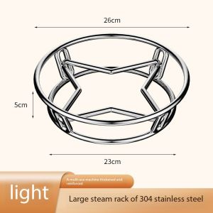 Extra-thick 304 Stainless Steel Pot Rack Anti-scalding Steaming Rack Heat Insulation Pot Mat Pot Storage Pot Rack