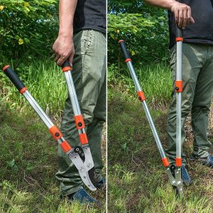 กรรไกรตัดกิ่ง ตัดกิ่งไม้ ด้ามยาว ปรับความยาว 68-105cm. 5ระดับๆละ7cm.ใบมีดคม