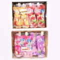 Ali Nata Drink Jery Q jelly drink 12pcs [Grape +Lychee/ Oren +Strawberry]. 