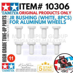 JR BUSHING (WHITE 8PCS) For Aluminum Wheels (10306)