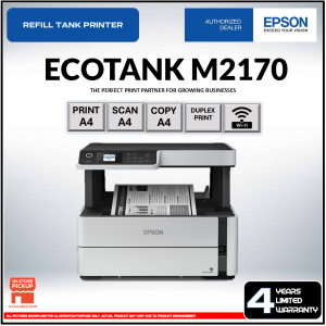 Epson EcoTank Monochrome M2170 Ink Tank Printer | Print Scan Copy