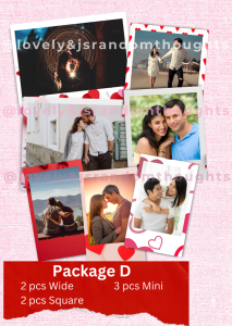Instax Inspired Photo Prints Valentines Edition