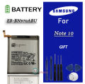 Samsung Original EB-BN970ABU แบตเตอรี่สำหรับ Samsung Galaxy Note 10 Note X Note10 ของแท้เปลี่ยนแบตเตอรี่ 3500mAhแบตเตอรี่ Samsung Original EB-BN970ABU สำหรับ Samsung Note10 หมายเหตุ 10 5G ของแท้แบตเตอรี่ 3500mAh Note10 5G. 